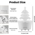 thumbnail image 3 of TinyGlam Christmas Tree Diffuser,Christmas Tree Essential Oil Diffuser, Christmas Tree  LED Lights,Rotatable Tree Shape Christmas Aromatherapy Aroma Diffusers,Remote Contro,Timer,for Home (A), 3 of 9