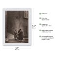thumbnail image 2 of Gossiping - French Women - Bezannes France - Vintage Sepia Toned Photograph by Alan Houghton - Japanese Unryu Rice Paper Art Print (Unframed) 12 x 16 in, 2 of 4