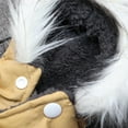 thumbnail image 4 of vnanda Winter Apparel for Pets Pet Cotton Coat Thicken Comfortable Warm Hooded Design Dog Winter Coat with Button Closure Pet Supplies, 4 of 8