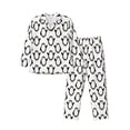 thumbnail image 1 of Balery Lovely Penguin Pijama para Hombre de Dos Piezas con Manga Larga, Conjunto de Dormir y Descanso Suave con Bolsillos-XX-Large, 1 of 7