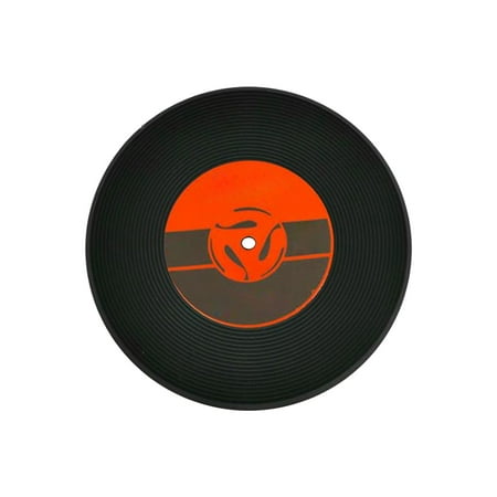 

Sunhillsgrace GlassBottle Record Cup Holde Cup Mat Bar Placemat Silicone Records Party Shape Creative Kitchen