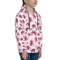 thumbnail image 3 of Cauagu Lilies Flowers for Youth Pullover Hoodie Sweatshirts Hoodie Sweatshirt Aautumn Long-Sleeve Pullover Casual Hooded Sweatshirt for Youth-Large, 3 of 6