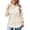 Beige, variant on Zeagoo Women's Plus Size Button Down Shirts Long Sleeve Collared Casual Shirt Office Work Blouse Tops