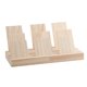 thumbnail image 4 of Soporte de exhibición de de madera portátil de gran capacidad con ranura para exhibiciones de tiendas Pequeña ranura 3 Zulema soportes de exhibición del pendiente, 4 of 6