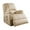 Beige, variant on Contemporary Polyurethane Upholstered Metal Recliner with Power Lift, Beige