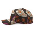 thumbnail image 3 of Geometric Colorful Baseball Cap – Art Paisley Boho Vintage Retro Ethnic Floral Abstract Decorative Pattern Mandala Exotic Artistic Elegant Classic Chic, 3 of 8