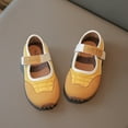 thumbnail image 7 of Staki Toddler Shoes Girl Girls Dress Shoes Patent Ballerina Flats Toddler Little Big Kid Mary Jane Low Heels Shoes(Yellow,8 Toddler), 7 of 7