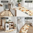thumbnail image 5 of Beige Chicken Cartoon Pattern Kitchen Rugs Sets Of 3,Kitchen Runner Rugs Non Skid Washable,Decorative Kitchen Floor Mats for Kitchen,Sink,Laundry,17"x30"+ 17"x47" + 17"x59", 5 of 6