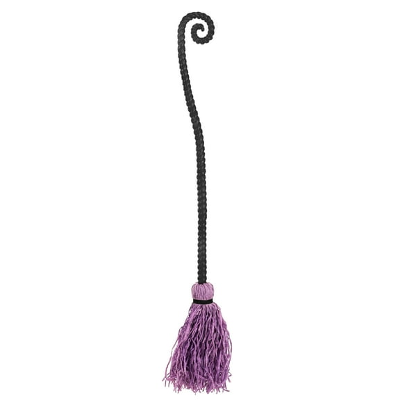 Purple Swirl Costume Witch Broom