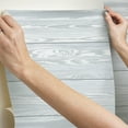 thumbnail image 4 of 3D Textured Shiplap Peel & Stick Wallpaper (With Raised Inks), 4 of 37