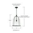 thumbnail image 2 of Capital Lighting 347011 Madison 14" Wide Pendant - Nickel, 2 of 7