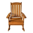 thumbnail image 2 of Innovaze Wooden Patio Rocking Chair,Solid Fir Wood,Heavy Duty 600LBS, for Outdoor or Indoor (Teak Tone, 2-pack), 2 of 8