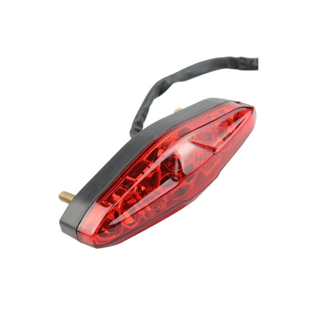 facefd Universal High Brightness Motorcycle Taillight Motorbike ABS License Light Scooter Rear Lamp Upgrade Accessories Spare Parts