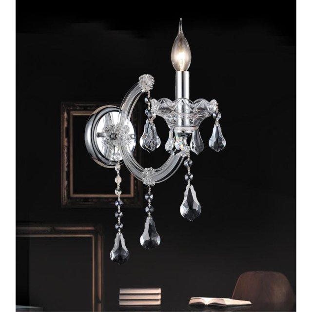 CWI Lighting Applique Murale 1 Lumière avec Finition Chrome