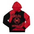 thumbnail image 3 of Spider-Man: Across The Spider-Verse Miles Morales Collegiate Style Adult Hoodie, 3 of 6