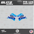 thumbnail image 4 of Kalair GFX Graphics Kit for Yamaha TTR125 (2000-2007) Blitz Series, 4 of 5