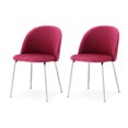 thumbnail image 4 of Meelano 60-C-NVY M60 Modern Velvet Chair - Chrome & Navy, Set of 2, 4 of 7