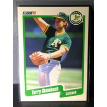 1990 Terry Steinbach Fleer Baseball Card #20