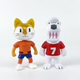 thumbnail image 4 of Figura de juego Stumbling Guy, modelo periférico de dibujos animados, muñeca Gashapon, adornos para hornear pasteles, 4 of 5