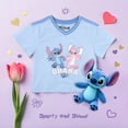 thumbnail image 2 of Disney Lilo and Stitch Girls Short Sleeve Graphic T-Shirt and Skort Bundle, 2-Piece, Sizes 3T-16, 2 of 7