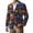 Purple, variant on Mens Halloween Corduroy Blazer Jacket Relaxed Fit Three Button Corduroy Blazer Spooky Season Halloween Pattern Long Sleeve Holiday Street Vacation Outerwear