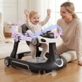 thumbnail image 2 of INFANS 6-in-1 Baby Walker, Converts Push Car to Bouncer, Rocker with Music, Lights, Adjustable Height & Speed, Activity Center, Canopy for 7-18 Months, 2 of 9