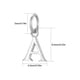 thumbnail image 2 of S925 Sterling Silver Initial Charms Pendant Necklace 26 Letters A-Z White Gold Plated Necklace Jewelry For Women Girls Gift, 2 of 5