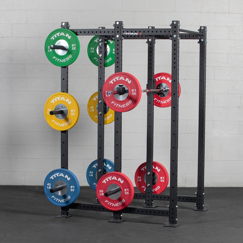 Titan Fitness T-3 Series Power Rack Extension Kit, Black 91" Height x 24" Depth, 2x3 11-Gauge Steel Uprights, Bolt-Together Rack Expansion for Home Gym