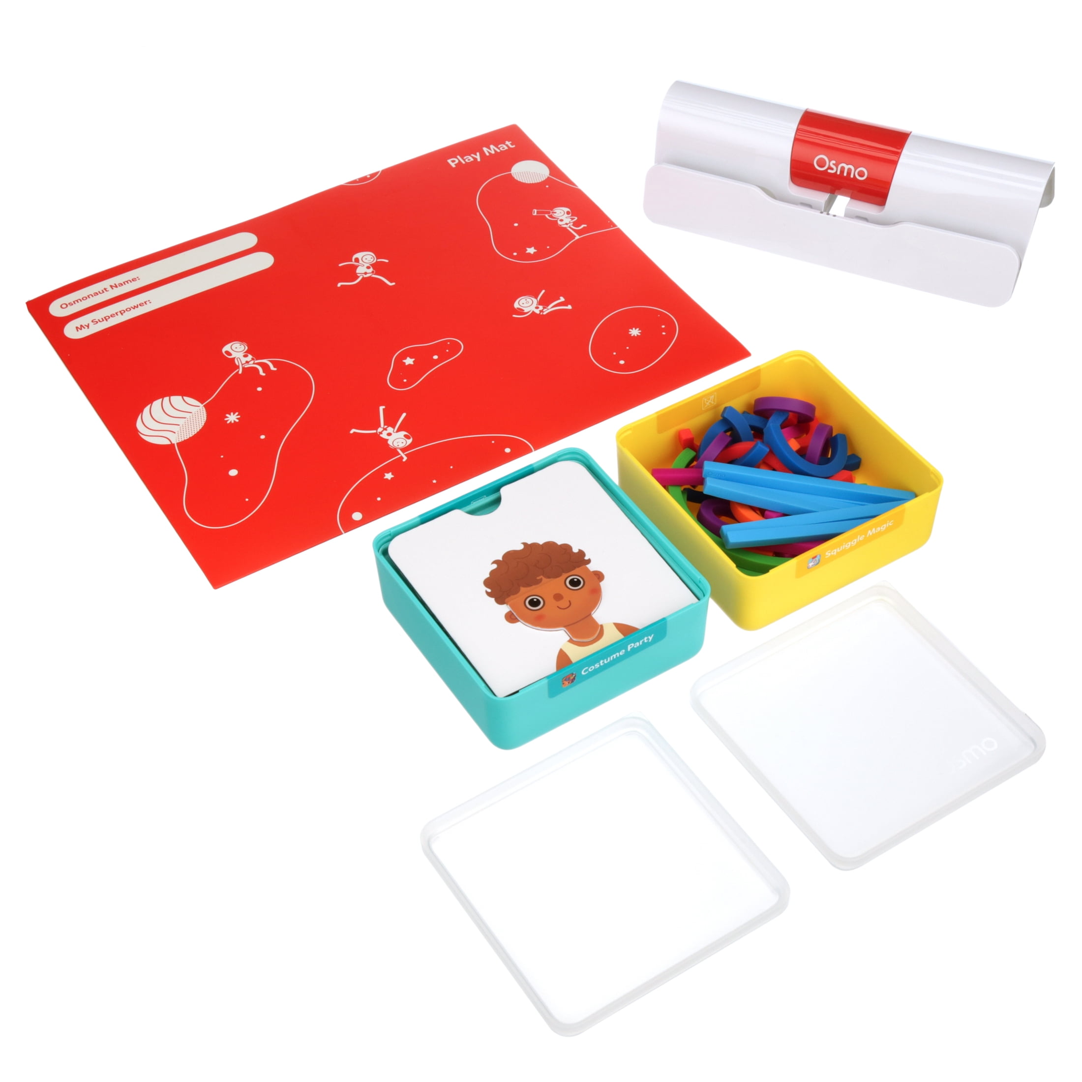 osmo - little genius starter kit for ipad - 4 educational learning games