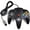 Black, variant on RetroFam Wired Video Game Controller for Nintendo 64 N64 Game Console, Gray
