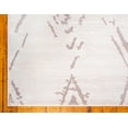 thumbnail image 6 of Jill Zarin’s Uptown Rectangular Distressed Modern Area Rugs, Ivory, 6 of 8