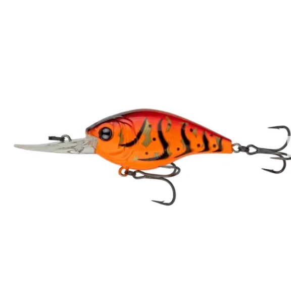 6th Sense – Crush 250MD Crankbait Bass Fishing Lure, 2.5 in, 5/8 oz, 7–11 ft Diving Depth, #3 Treble Hooks