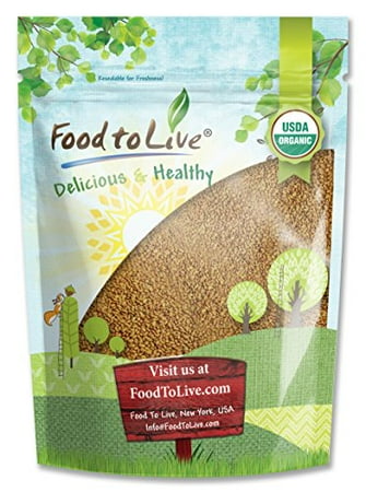 Organic Alfalfa Seeds, 1 Pound – Kosher, Non-GMO, Organic, Raw, Sproutable, Vegan – by Food to Live