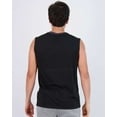 thumbnail image 3 of Real Essentials 3 & 5 Pack: Men's Dry-Fit Active Muscle Tank Top - Standard and Big & Tall Sizes (S-5XLT), 3 of 7