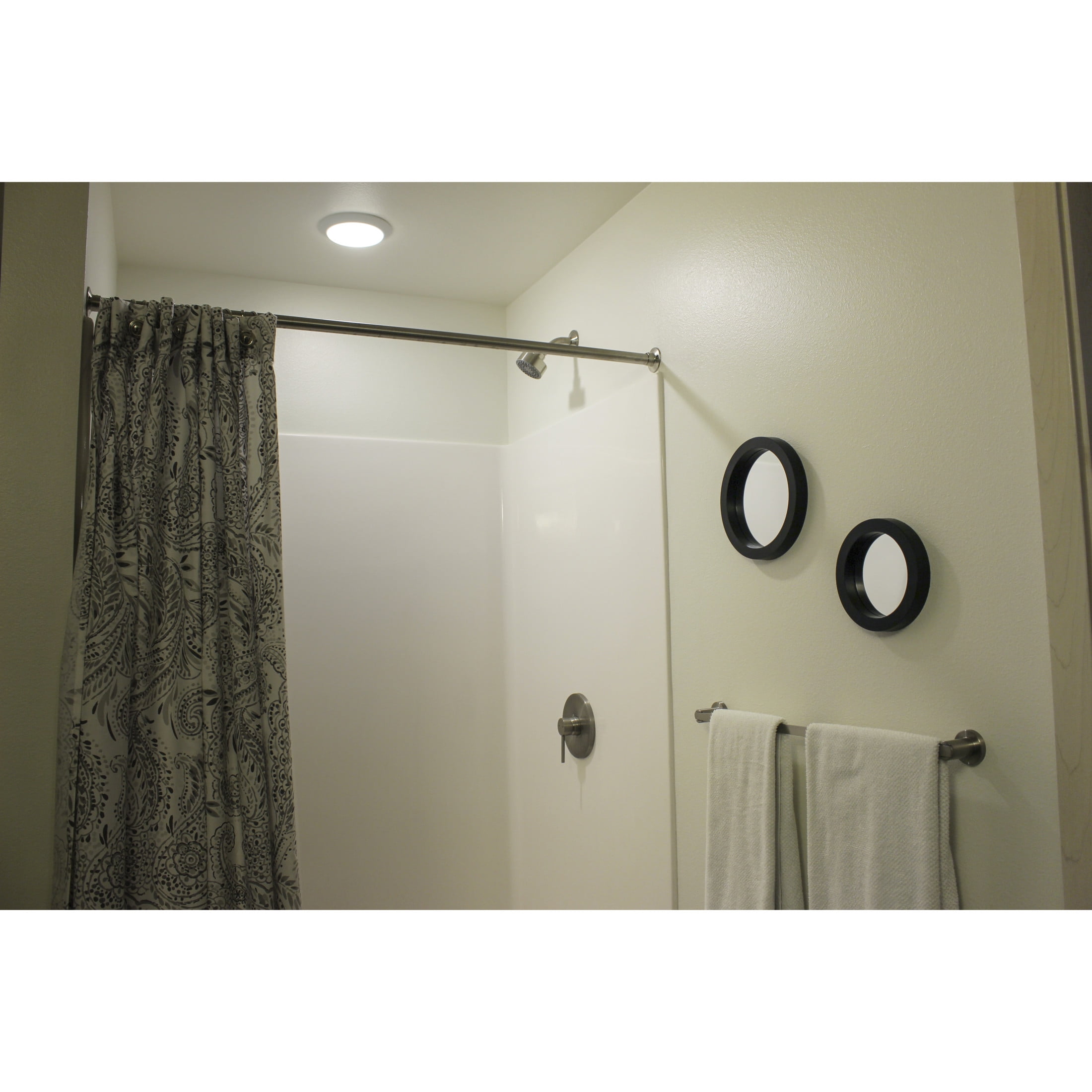 60 in. Shower Rod in Satin Nickel