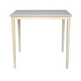 thumbnail image 4 of International Concepts Unfinished 42" Solid Dining Table with Shaker Legs, 4 of 10