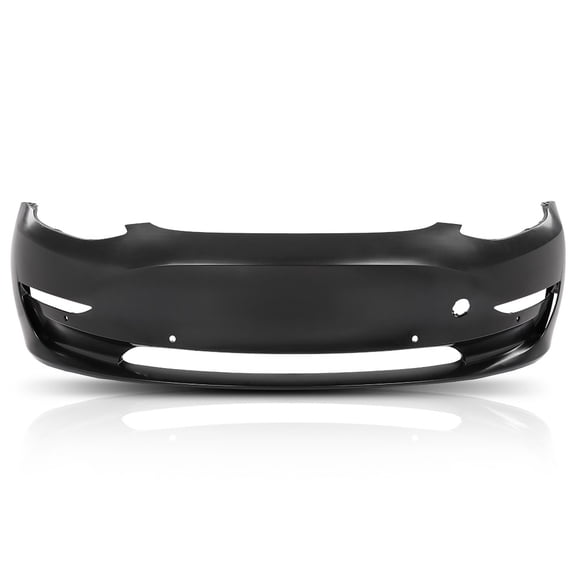 Fit For 2017-2023 Tesla Model 3 Front Bumper Cover Fascia w/ Park Sensor Hole