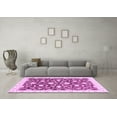 thumbnail image 3 of Ahgly Company Indoor Rectangle Oriental Purple Modern Area Rugs, 8' x 12', 3 of 4