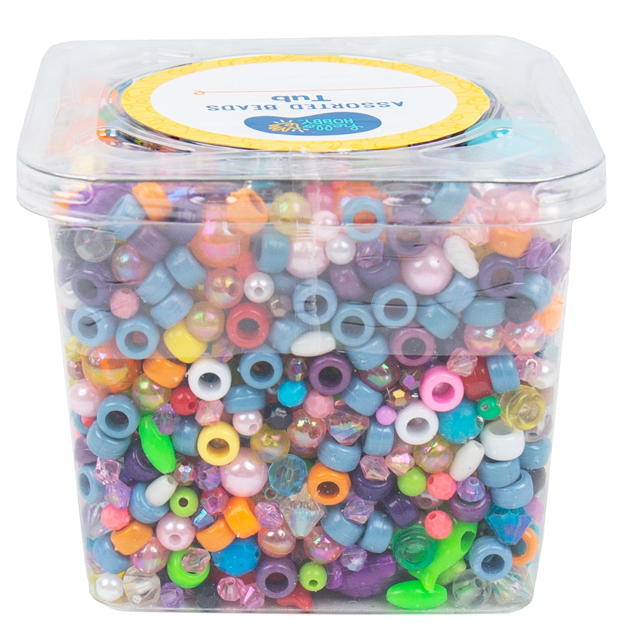 Hello Hobby Wooden Beads Tub