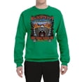 thumbnail image 2 of Wild Bobby, Main Street of America Route 66 Bike Motorcycle Cars and Trucks Unisex Crewneck Graphic Sweatshirt, Kelly, 5XL, 2 of 3