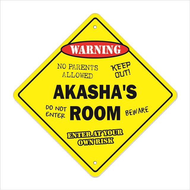SignMission X-Akashas Room Panneau de Zone de Croisement Xing - Akashas