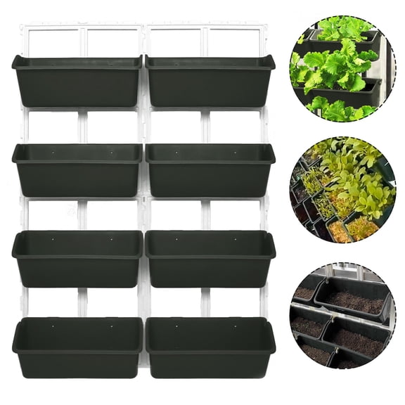 Patio Vertical Herb Planter Garden Flowers Vegetables Boxes Hanging Planter