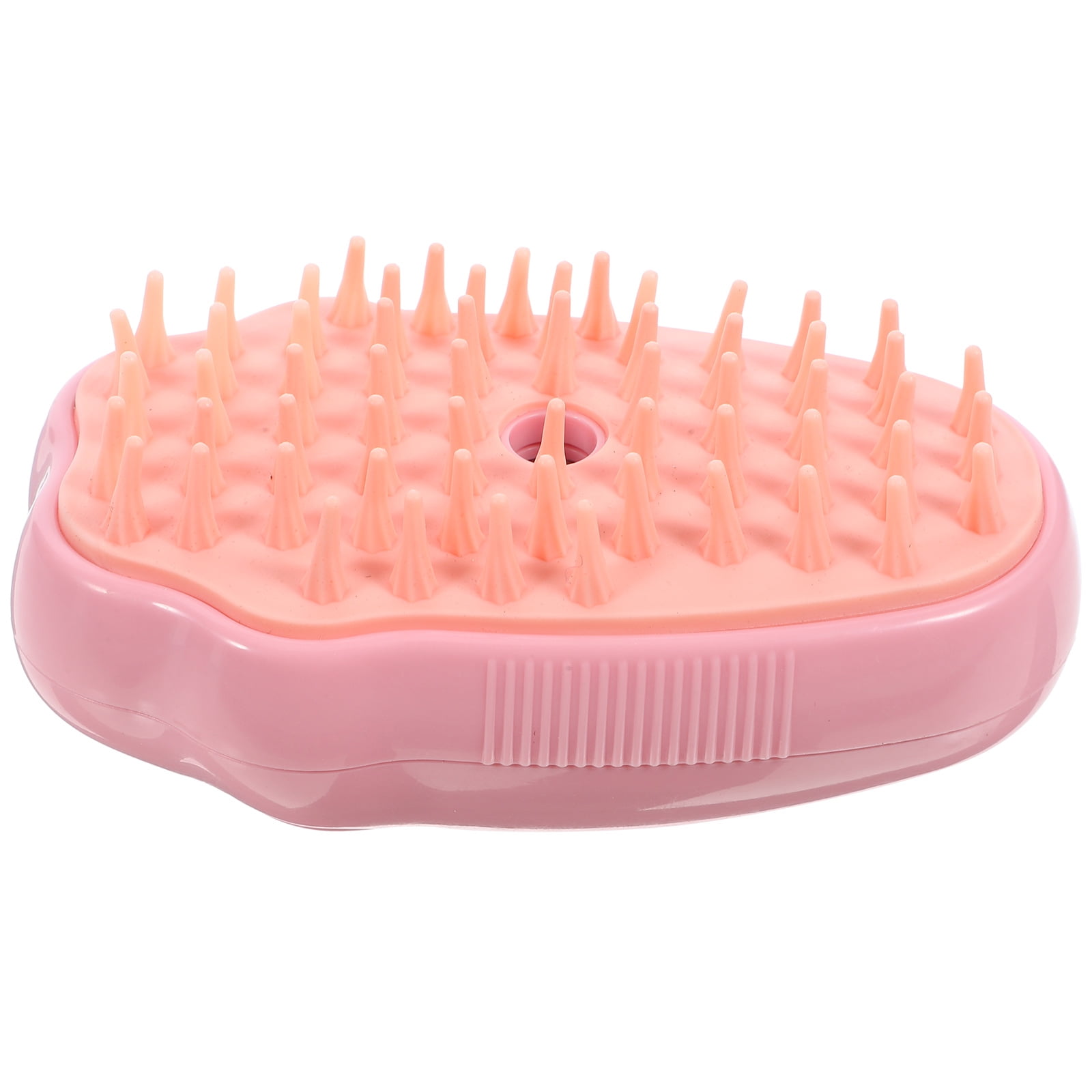 Minkissy 1Set Multi Use Pet Steam Brush Pink with Massage Function and Easy Maintenance