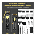 thumbnail image 4 of Rasuradora De Barba 2en1 Afeitador alámbrica Recargable Malubero Negro, 4 of 4