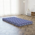 thumbnail image 3 of Floral Foldable Mattress, Purple Tones Chrysanthemum, 74.8" x 39.4", Pale Seafoam Blue Violet, by Ambesonne, 3 of 4