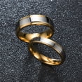 thumbnail image 3 of Anillo de compromiso Qarigey para dedos colgante joyería de moda acero a prueba de herrumbre, 3 of 6