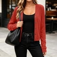 thumbnail image 2 of Meichang Cropped Cardigan Sweaters for Women 2026 Fall Long Sleeve Lightweight Button Front Cardigans Open Front Cardigan Khaki S, 2 of 10