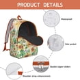 thumbnail image 4 of Attractive Sunflower and Floral Backpack for School College, Roomy Bookbag with Laptop Compartment, Reliable Backpack Gift for Commuting Travel, 4 of 5