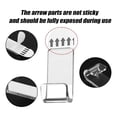 thumbnail image 4 of Acrylic Vinyl Record Hanging Rack Wall Mounted 18pc SelfAdhesive Vinyl Record Wall Display Rack Clear Vinyl Storage Rack, 4 of 7
