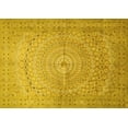 thumbnail image 1 of Ahgly Company Indoor Rectangle Persian Yellow Traditional Area Rugs, 7' x 9', 1 of 4